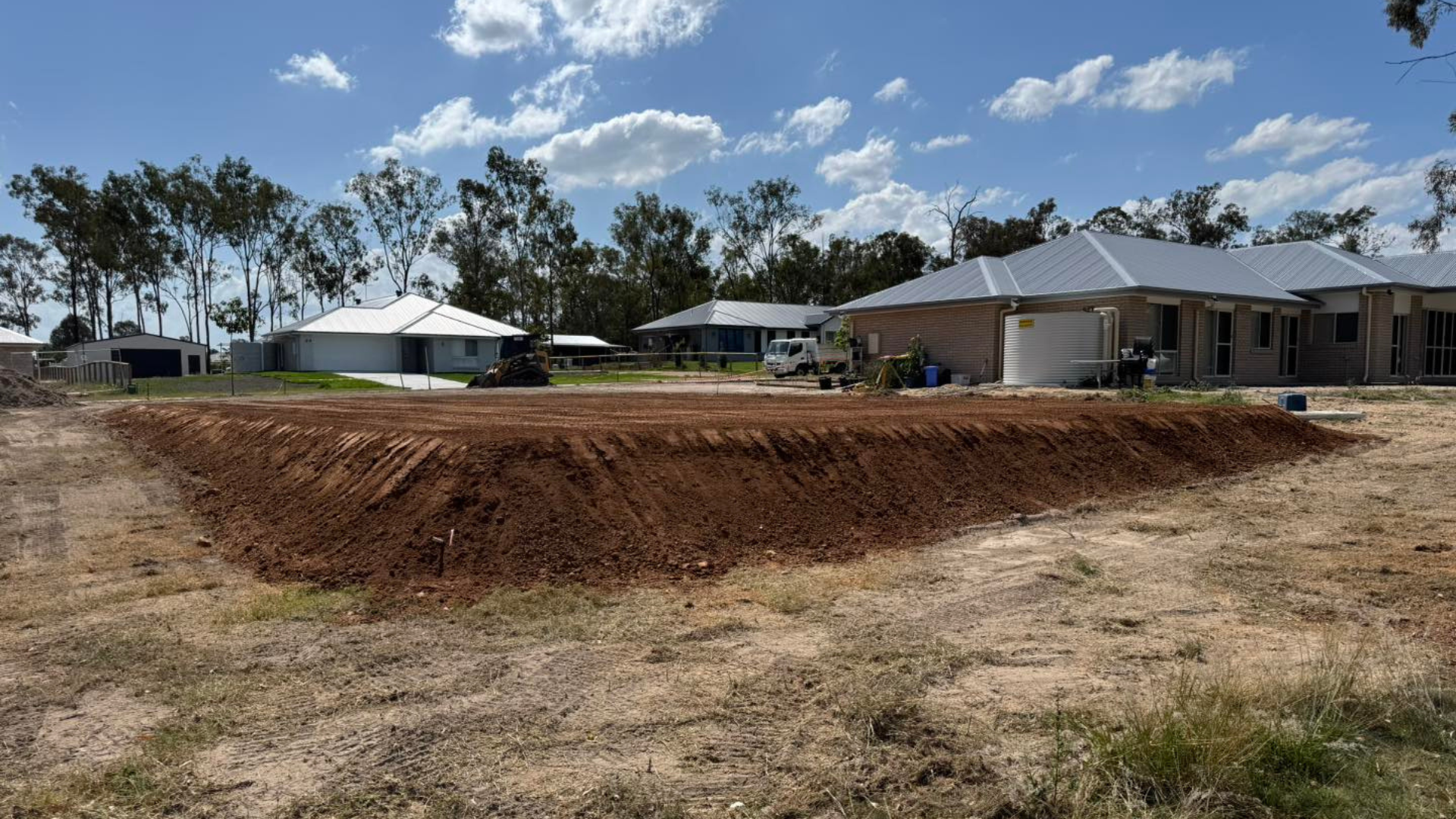 Shed pads and site prep excavation and earthmoving services